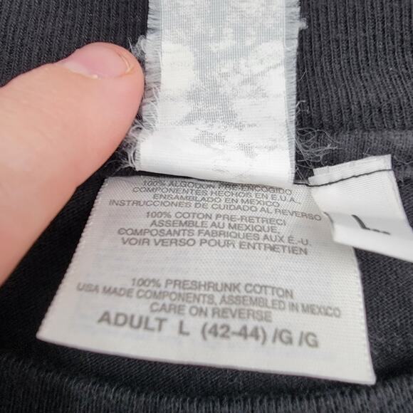 Vintage Unisex Western Horses Cowboy Equestrian Aztec Paint Brush T-Shirt Large - Picture 4 of 8